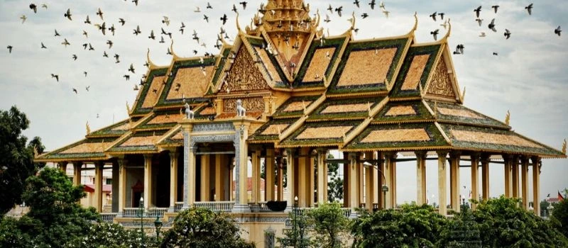 Palais Royal de Phnom Penh Cambodge