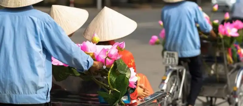 Tour en cyclo &agrave; Hanoi avec notre agence de voyage au Vietnam