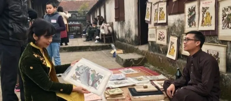 Village de peinture de Dong Ho