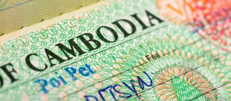 Visa pour le Cambodge