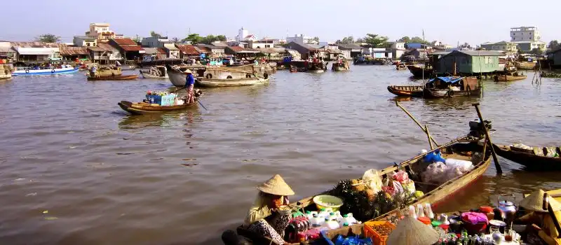 Visite du march&eacute; flottant Cai Rang