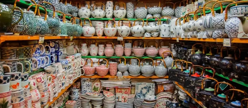 Visite du village de c&eacute;ramique de B&aacute;t Tr&agrave;ng