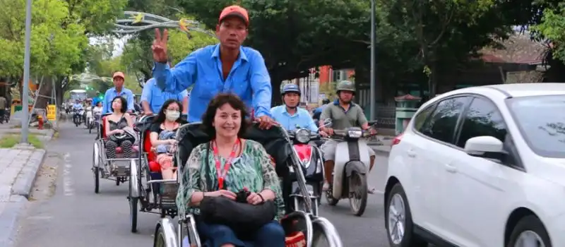 Voyage &agrave; Hue en cyclo-pousse