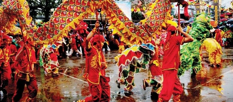 F&ecirc;te de la pagode de Dau