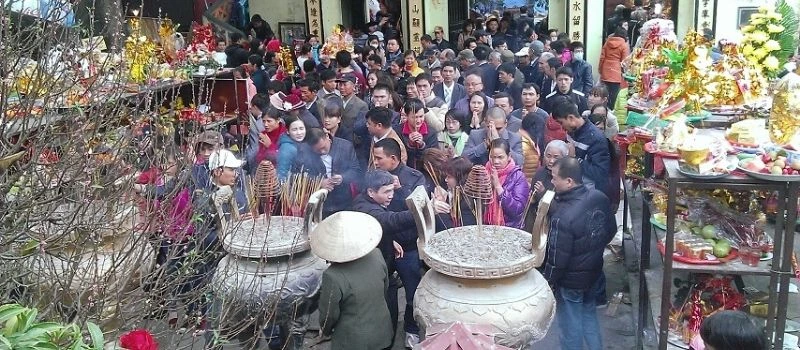 F&ecirc;te du temple de Ba Chua Kho