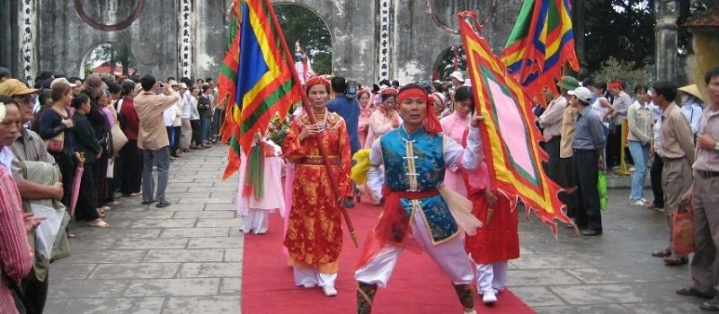 F&ecirc;te du temple de Kiep Bac