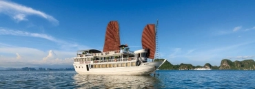 Croisiere en baie Halong sur jonque Amira 3 cabines 2 jours 1 nuit 