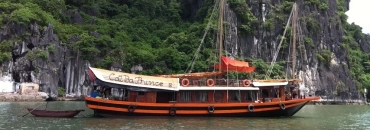 Croisiere en baie Lan Ha sur jonque Cat Ba Prince 2 cabines 2 jours 1 nuit 