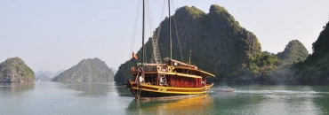 Croisière en baie Lan Ha sur jonque Cat ba Tuan sailing 1 cabine 3 jours 2 nuits 
