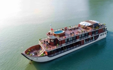 Croisière luxe en baie Halong sur Jonque Orchid Premium Cruise 2 jours 1 nuit