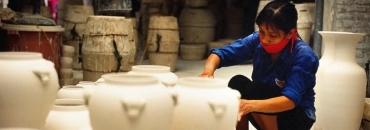 Visite village Bat Trang Dong Ky et pagode But Thap