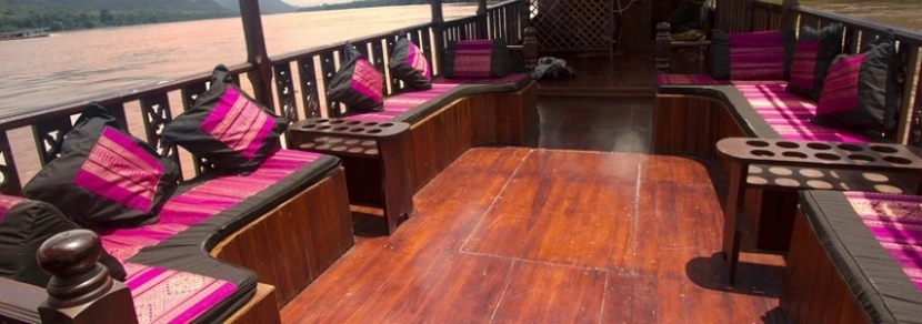 Croisière delta du Mékong sur jonque Shompoo Laos 2 jours 1 nuit