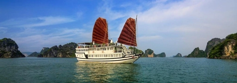 Croisiere en baie Halong sur jonque Carina Halong 3 jours 2 nuits