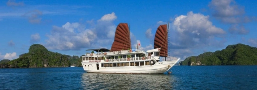 Croisiere en baie Halong sur jonque Galaxy Premium Halong 3 jours 2 nuits