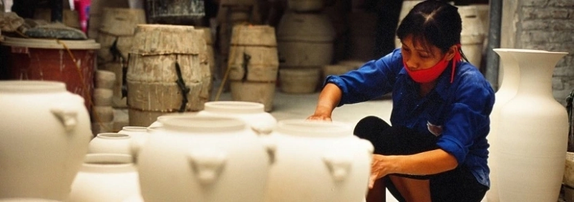 Visite village Bat Trang Dong Ky et pagode But Thap